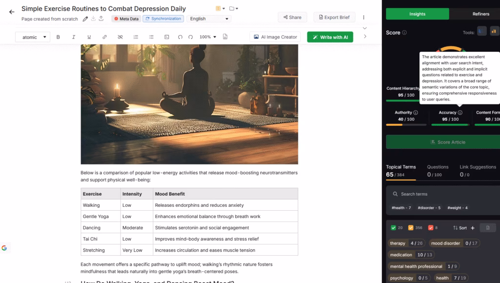 content genuis editor